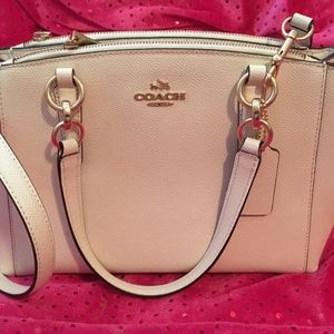 Real Coach Purse. 10 1/2" (L) x 7" (H) x 4" (W)